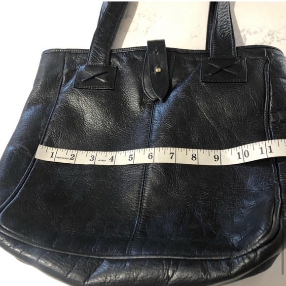 CLAVA America shoulder black leather bag - Picture 10 of 12